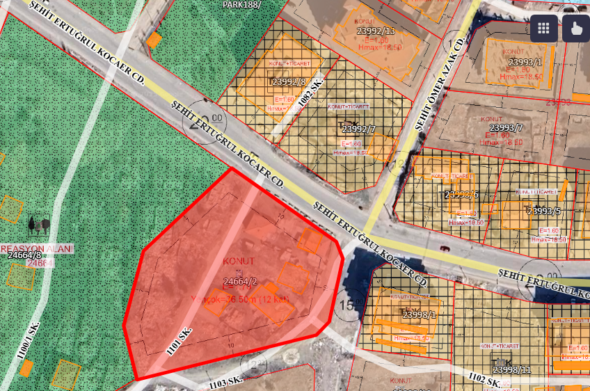 Altındağ Başpınar Mahallesin'de Çok Katlı Konut İmarlı, 130 m² Hisseli Satılık Arsa