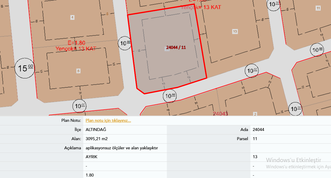 Altındağ Ulubey Mahallesin'de Ana Caddeye Yakın, Çok Katlı konut İmarlı 48 m² Hisseli Satılık Arsa