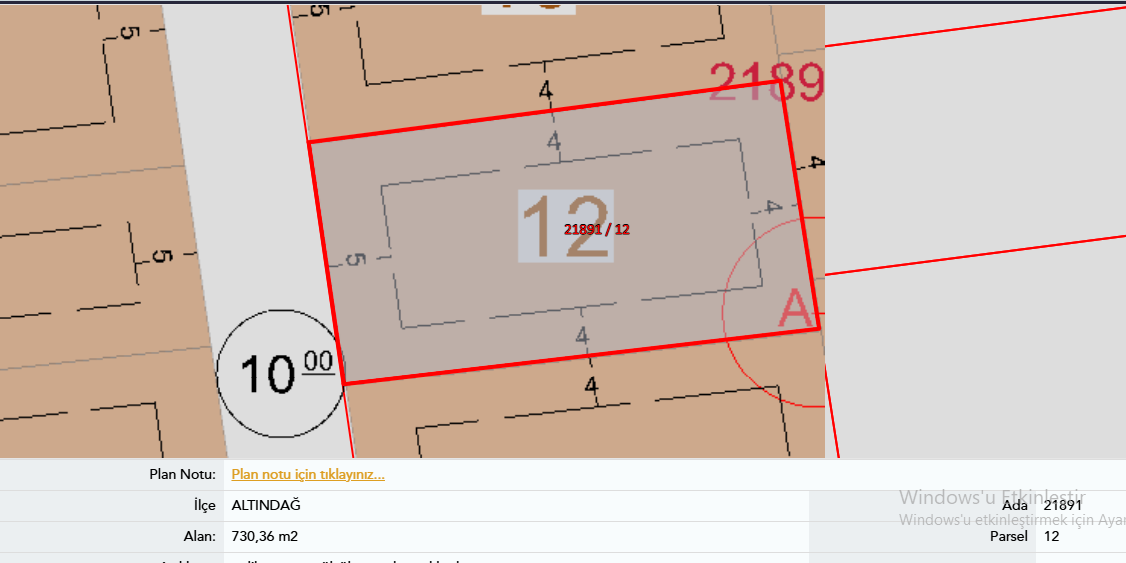 Altındağ Battalgazi Mahallesi'nde Konut İmarlı 160 m² Hisseli Satılık Arsa