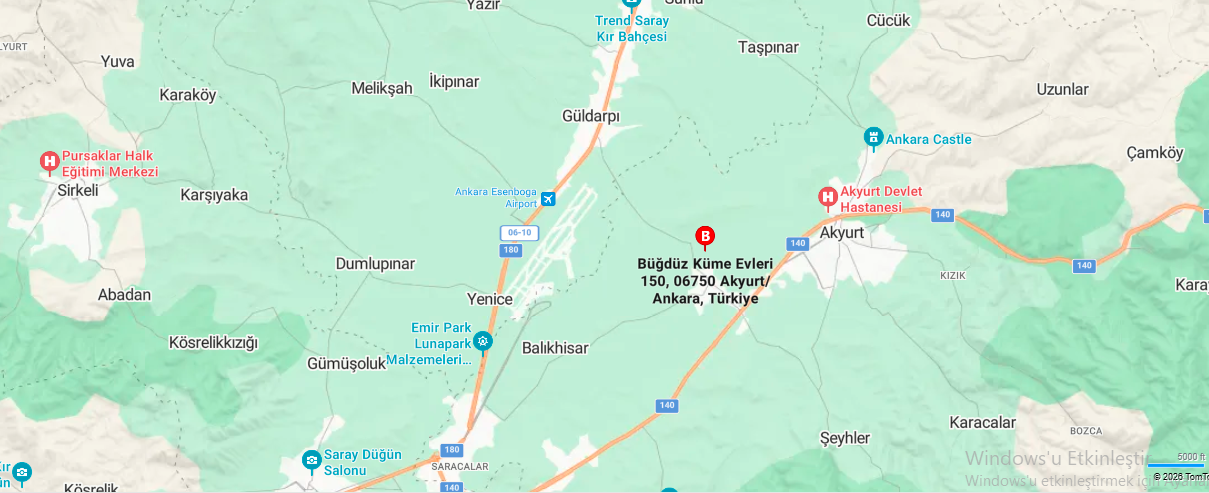 Akyurt Büğdüz Mahallesinde  Konut İmarlı, Gelişen Bölgede 144 m² Yatırımlık Satılık Arsa