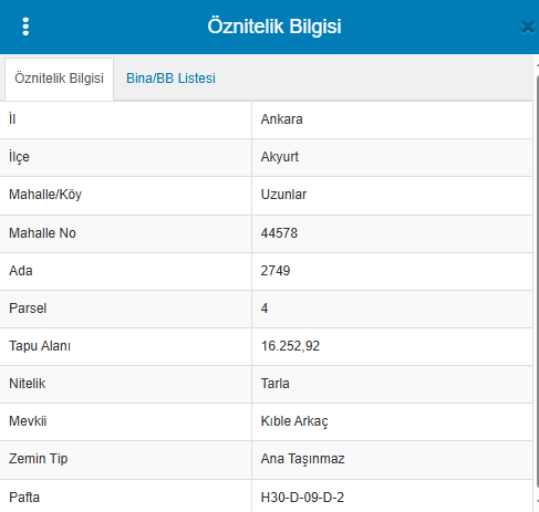 Akyurt İlçesi  Uzunlar Mahallesinde  Kıble Arkaç Mevkiinde 16.250 m² Tek Tapulu Satılık Tarla
