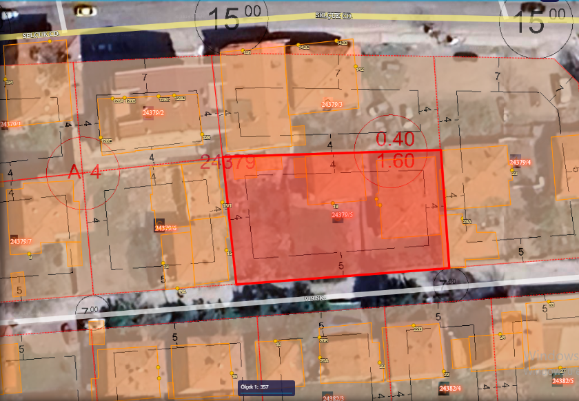 Altındağ Battalgazi Mahallesinde Konut İmarlı Hisseli 229 m2 Satılık Arsa