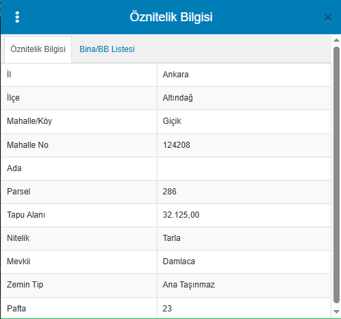 Altındağ Gicik'te Hisseli 1071 m² Satılık Tarla