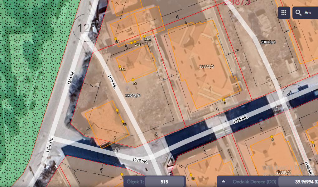 Altındağ Başpınar Mahallesinde  Köşe Başı, Okul ve Cami Yakını 360 m² Konut İmarlı Satılık Arsa