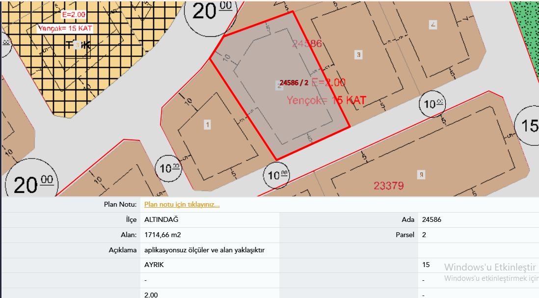 Altındağ Ulubey Mahallesin'de Ana Cadde Üzeri, Çok Katlı, Ticari+ Konut İmarlı, 47 m² Hisseli Satılık Arsa