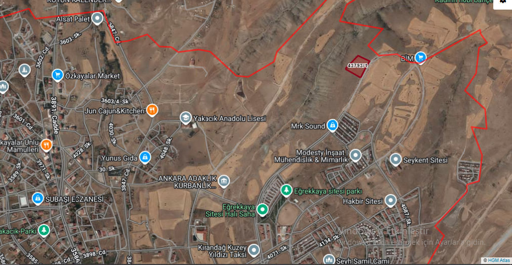 Yenimahalle Yakacık Mahallesin'de  Konut İmarlı, Gelişen Bölgede 299 m² Yatırımlık Satılık  Arsa