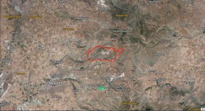 Akyurt İlçesi  Uzunlar Mahallesinde  Kıble Arkaç Mevkiinde 16.250 m² Tek Tapulu Satılık Tarla