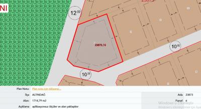 Altındağ Başpınar Mahallesinde  Köşe Başı, Okul ve Cami Yakını 360 m² Konut İmarlı Satılık Arsa