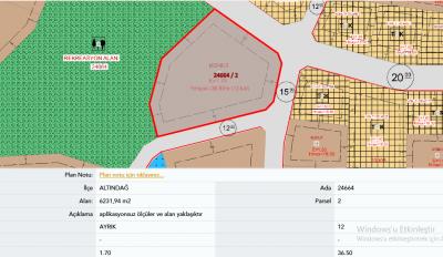 Altındağ Başpınar Mahallesin'de Çok Katlı Konut İmarlı, 130 m² Hisseli Satılık Arsa