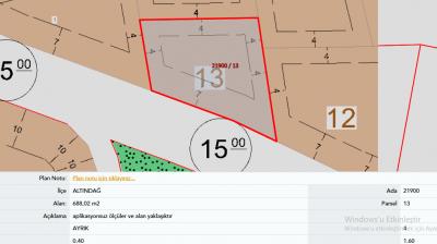 Altındağ Battalgazi Mahallesinde Cadde Üzeri Ticari+Konut İmarlı 167 m² Hisseli Satılık Arsa