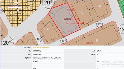 Altındağ Ulubey Mahallesin'de Ana Cadde Üzeri, Çok Katlı, Ticari+ Konut İmarlı, 47 m² Hisseli Satılık Arsa